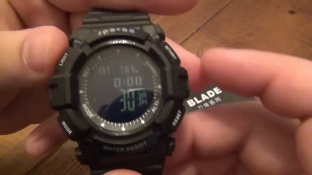 Spovan "Blade" Watch (G-Shock Ripoff With Extra Features) смотреть онлайн