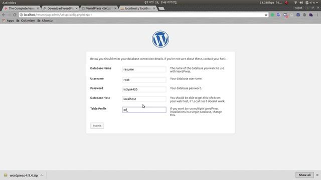 WordPress installation on Ubuntu смотреть онлайн