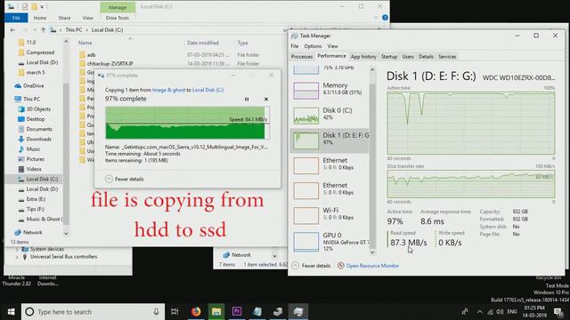 WD Blue SSD VS WD Green HDD | Speed Test смотреть онлайн