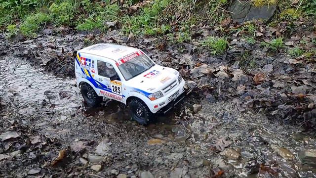 tamiya mitsubishi pajero part 2. смотреть онлайн