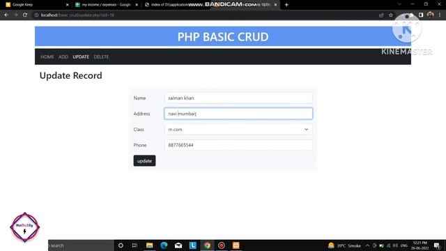 PHP BASIC CRUD Operation NO JQUERY NO JAVASCRIPT BY NonTechBg | смотреть онлайн