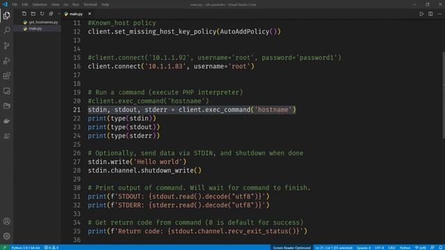 Python SSH Client - Paramiko. SSH with Python. смотреть онлайн