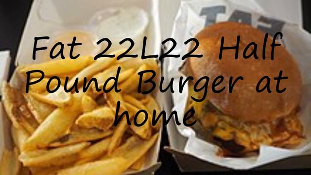 How to pronounce Fat 22L22 Half Pound Burger at home in English? смотреть онлайн