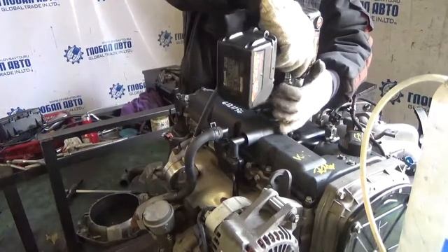 Проверка компрессии в двигателе D4CB 6121156 Sorento VGT 174 л.с смотреть онлайн