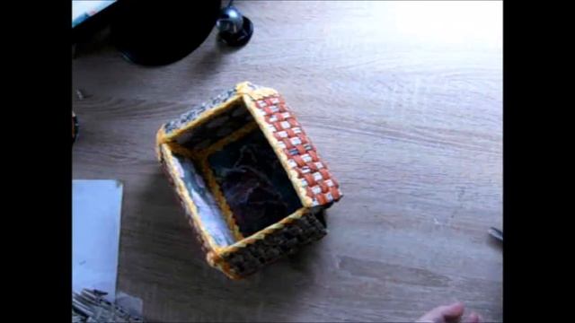 Шкатулка из бумажных полосок смотреть онлайн