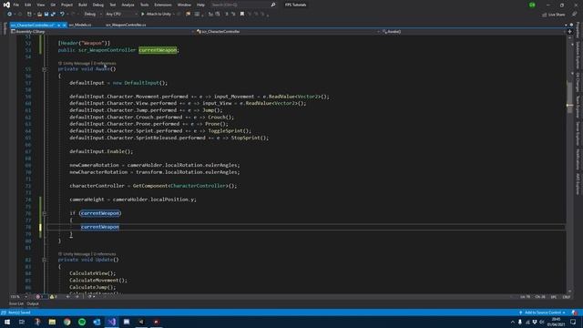 [Unity FPS Tutorial 11] How to add weapon sway! смотреть онлайн