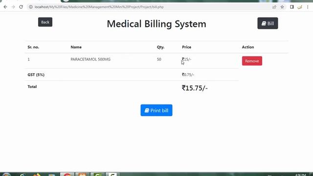 Medical Billing System | Mini Project | PHP Project with Source Code смотреть онлайн