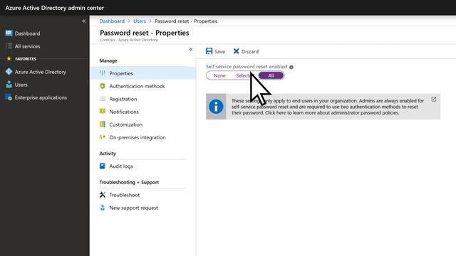 How to set up self-service password reset for Microsoft 365 Business Premium смотреть онлайн