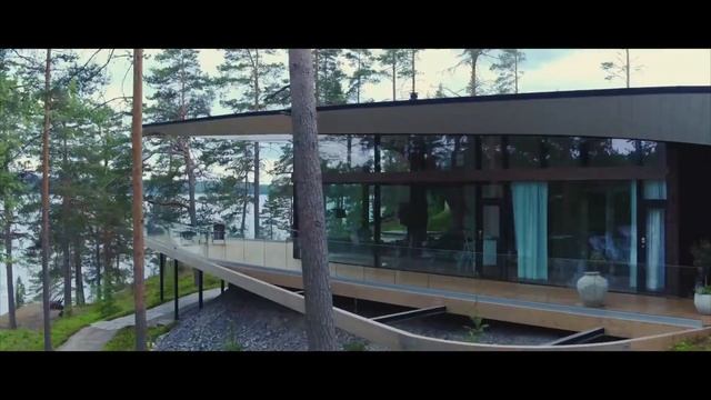 WAVE. Современный финский дом из клееного бруса смотреть онлайн