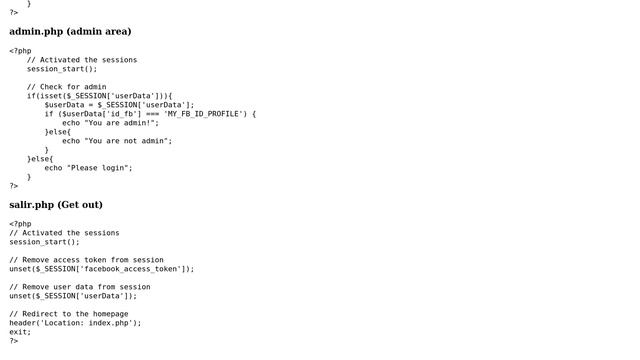 Code Review: Login with facebook, store data in MySQL, render profile and admin panel смотреть онлайн