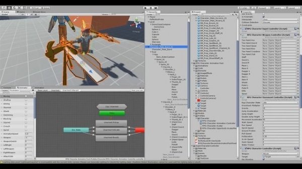 (OUTDATED) RPG Character Mecanim Animation Pack -  Rigging Synty Fantasy Character