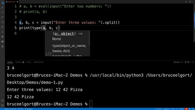 CTEC 121: More on Simultaneous Assignment in Python смотреть онлайн