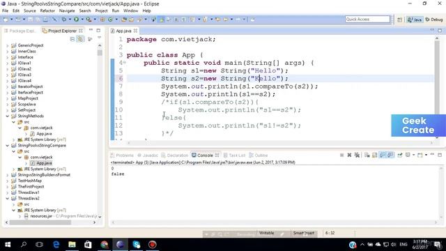 String Pool trong Java và việc so sánh trong String - Học JAVA Cho Người Đi Làm смотреть онлайн
