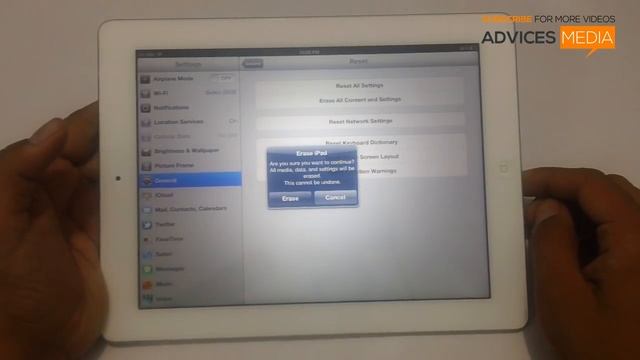 How to Factory Reset New Apple iPad 3 to Default Settings & Delete Data Completely смотреть онлайн