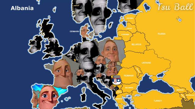 Mapping Today Europe (Relations between Countries - SERBIA) - Mr Incredible canny/Uncanny Part35 смотреть онлайн