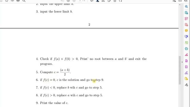 Bisection method Python Program смотреть онлайн