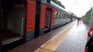 Электропоезд ЭД4М-0267. Платформа Семхоз.