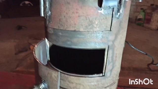 печка(буржуйка) из газового баллона смотреть онлайн