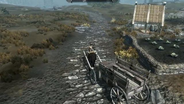 Skyrim Creation Kit, Mount pulling a wagon смотреть онлайн