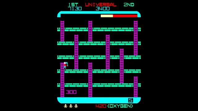 Arcade Longplay - Space Panic (1980) Universal смотреть онлайн