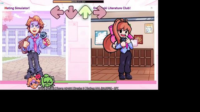 прохожу Doki Doki Takeover Plus! side story:wilted смотреть онлайн