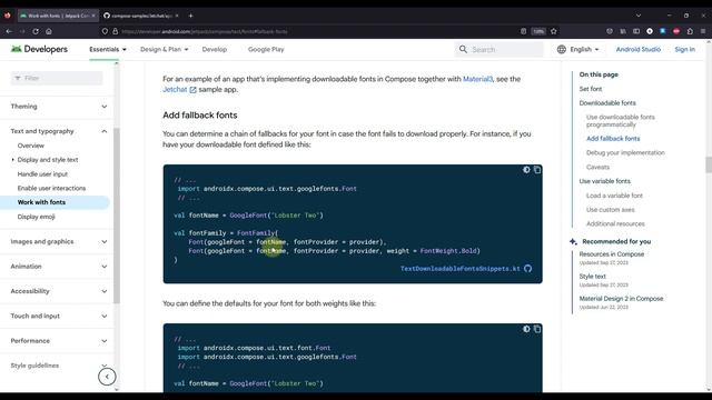 Add Custom Google Fonts in your App - Jetpack Compose смотреть онлайн
