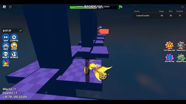 Roblox Obby but You're on a bike (Flying bike) 4:31.18 Speedrun смотреть онлайн