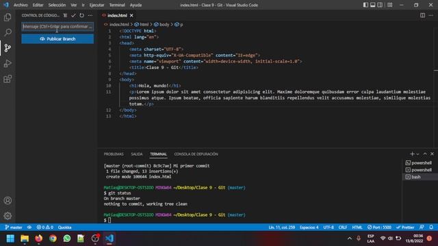 Curso de HTML y CSS | Clase 9 — Git смотреть онлайн