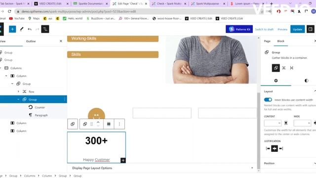 Advance Block Editor - Spark Multipurpose WordPress Theme смотреть онлайн