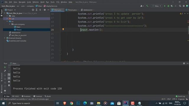 Files in java && CRUD Operations on Text Files && Complete project بالعربي смотреть онлайн