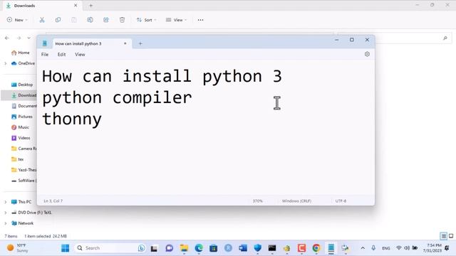 How can to install python 3 in windows 11 смотреть онлайн