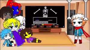 Undertale react to Disbelief! Papyrus(4/4) / РЕАКЦИЯ АНДЕРТЕЙЛ НА НЕВЕРУЮЩИЙ! ПАПИРУС(4/4)