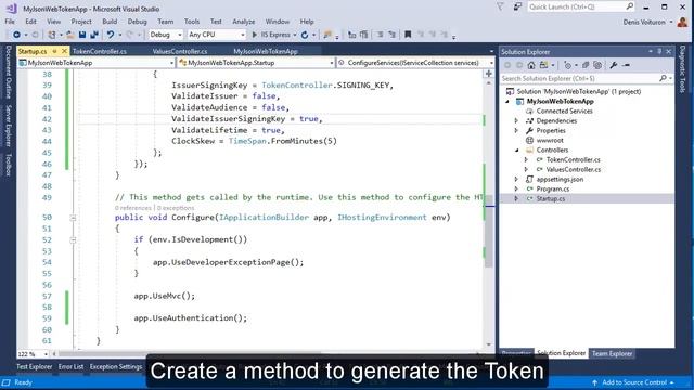 How to create a WebAPI authenticated by JWT? смотреть онлайн