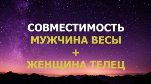 Подробная совместимость мужчины Весы и женщины Телец.