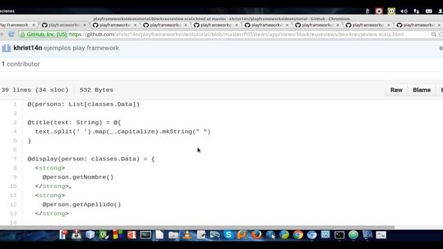 05 Generacion de plantillas en Play Framework смотреть онлайн