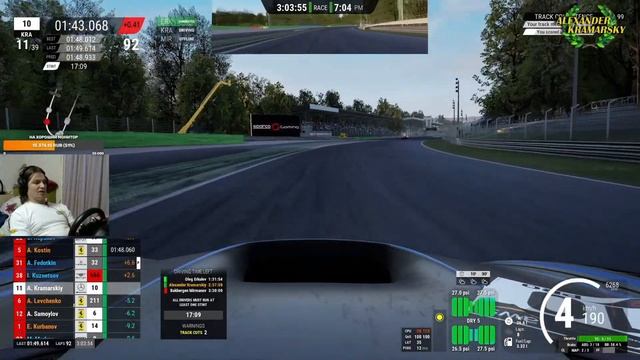 Assetto Corsa Competizione. 6 часов Монцы на Симцентрале. (20.03.2021) смотреть онлайн