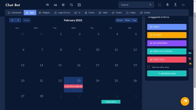 Chat bot Responsive Bootstrap 5 Admin Template with Dark LTR Theme смотреть онлайн
