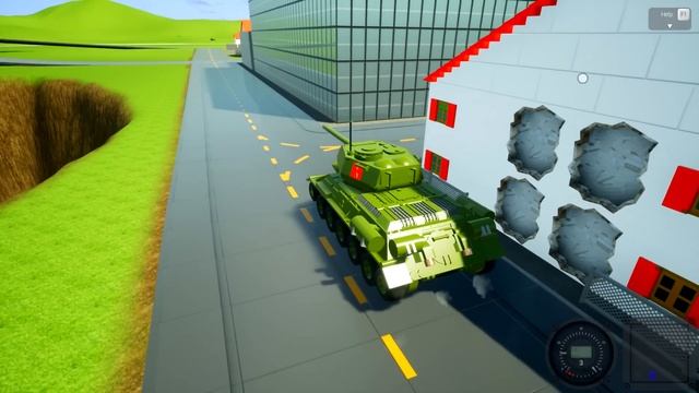 ЛЕГО ПАТРУЛЬ В BRICK RIGS - НЕМЕЦКИЙ ТАНК Waffentrager Auf E 100 В БРИК РИГС