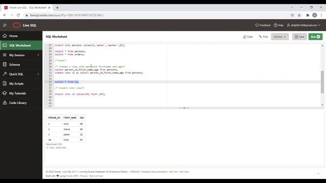 #view #sql SQL || lecture 10 || view create delete insert || Learn with Debjit || смотреть онлайн