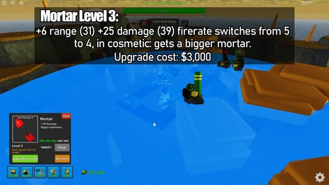 MORTAR TOWER REVIEW! | Tower Defense Simulator (ROBLOX) смотреть онлайн