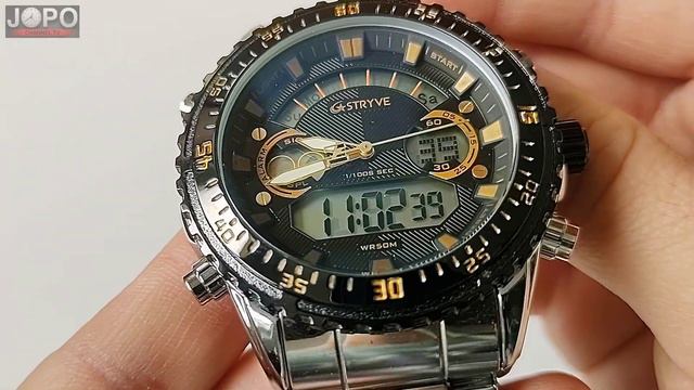 STRYVE S8020 Sport Watch Dual-Time Quartz Watch│Stryve Watch Review│Subtitles