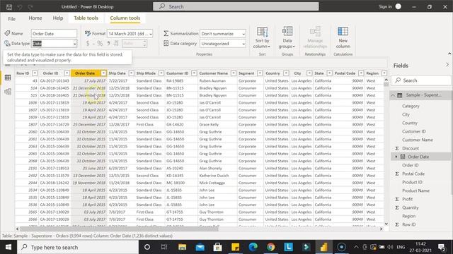 Power BI Date Format Change and adding Date to Slicer смотреть онлайн