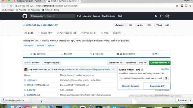 Bot Instagram en Python смотреть онлайн