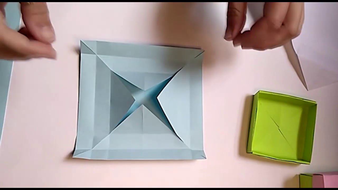 Крышечка для квадратной коробочки. смотреть онлайн