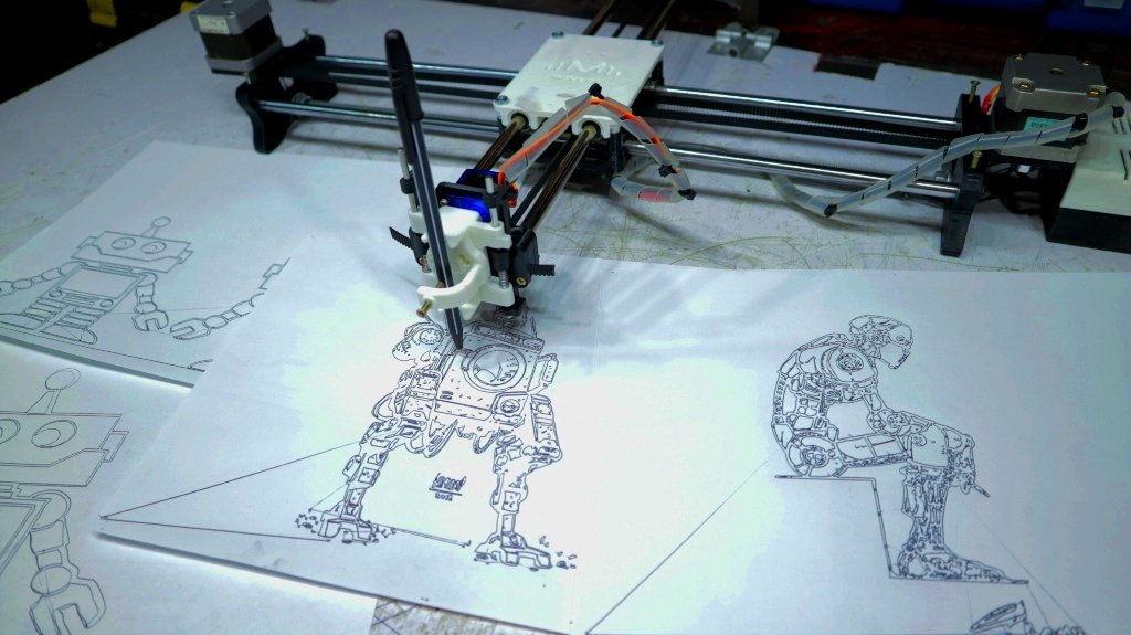 Drawing Robot. Робот - Художник на 3D принтере смотреть онлайн
