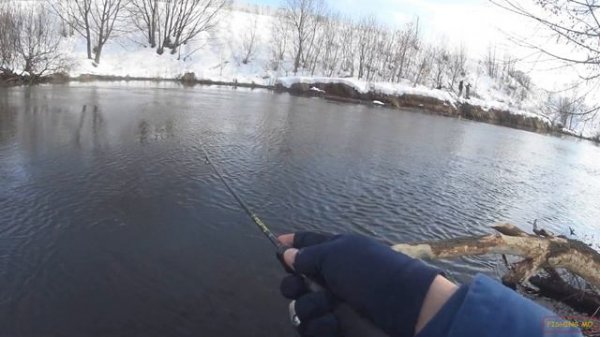 #1 ЛОВЛЯ ПЛОТВЫ РАННЕЙ ВЕСНОЙ НА СПИННИНГ #МОРМЫШИНГ #FARIO MORM