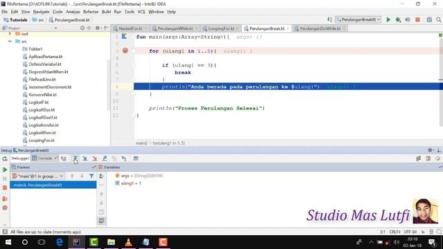 #22. Tutorial Kotlin [Dasar] - Kontrol Perulangan Continue dan Break смотреть онлайн
