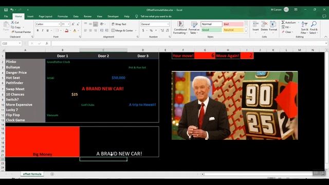 How to write an Offset Formula in Excel смотреть онлайн