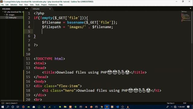 How to Download any file using PHP смотреть онлайн