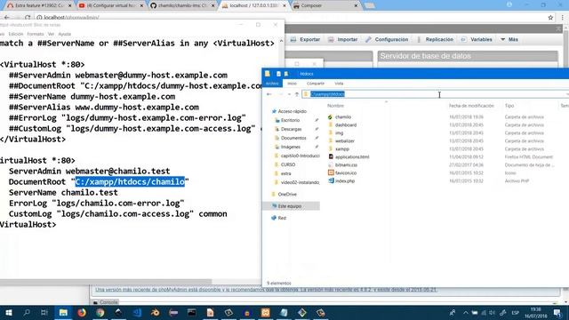 (Parte#2) Instalación y Configuración de Chamilo para un entorno de desarrollo смотреть онлайн
